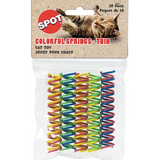077234025147 SPOT colorful Springs - Thin Cat toy 10 pack 2514 in package