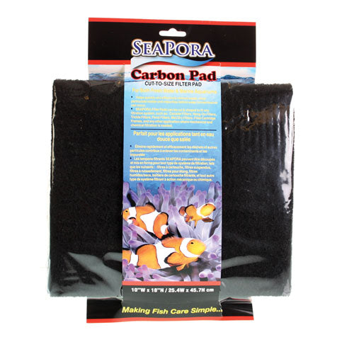 Seapora Cut-to-Size Carbon Filter Pad - 18x10 in
