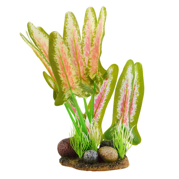 Artificial Plant Red & Yellow Arrowhead