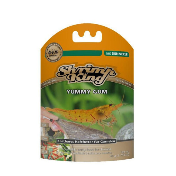 4001615061192 6119 Dennerle Shrimp King Food Yummy Gum 45 gm kneadable adhesive putty food for shrimps