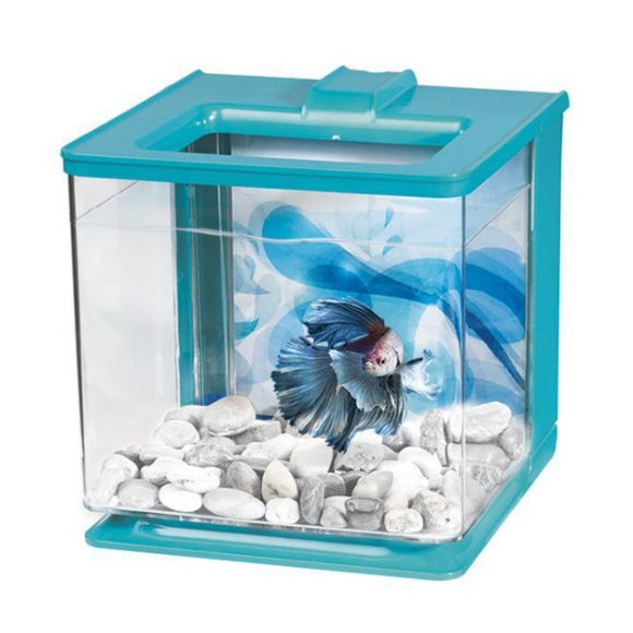 Marina Betta EZ Care Aquarium Kit Blue 13359 015561133593 beta fish tank aquarium bowl