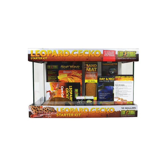 Exo Terra Leopard Gecko Terrarium Kit 18x18x12