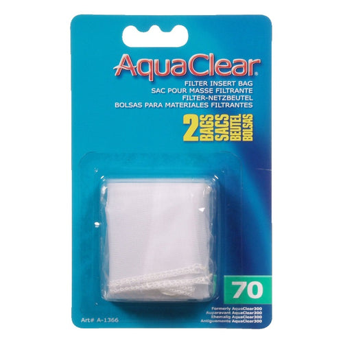 AquaClear 70 Nylon Filter Media Bags A-1366 Fluval 015561113663