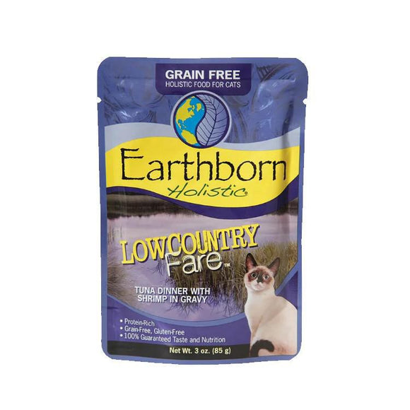 034846716245 Earthborn Holistic Lowcountry Fare Grain-Free Moist Cat Pouch 3 oz
