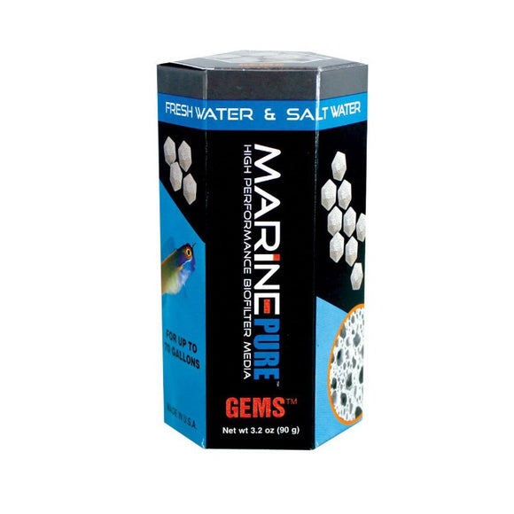 MARINEPURE Ceramic High Performance Biofilter Media - Gems 3.2 oz  857246002196