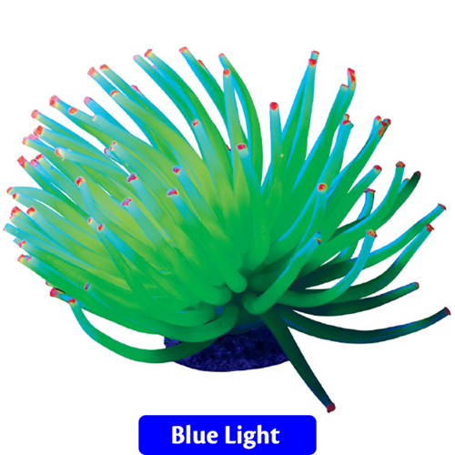 GloFish Aquarium Ornament Yellow Anemone