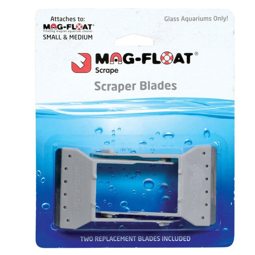 790950001270 00127 mag float mag-float magfloate scrape scraper blades two replacement blades included glass aquariums small  & medium only