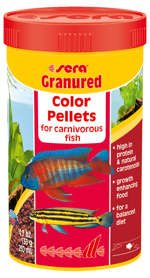 Sera Granured African Cichlid Color Food 4.7 oz (250 mL)