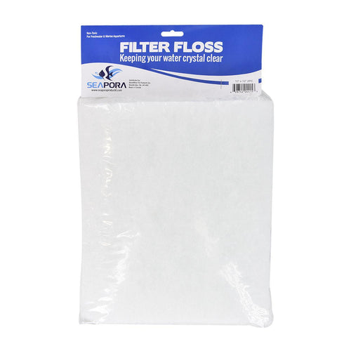 Seapora Filter Floss 10x12  in - 2 Pack