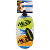NERF DOG Squeak Tennis Balls Large 2pk Medium 3 3 in inch 846998013871