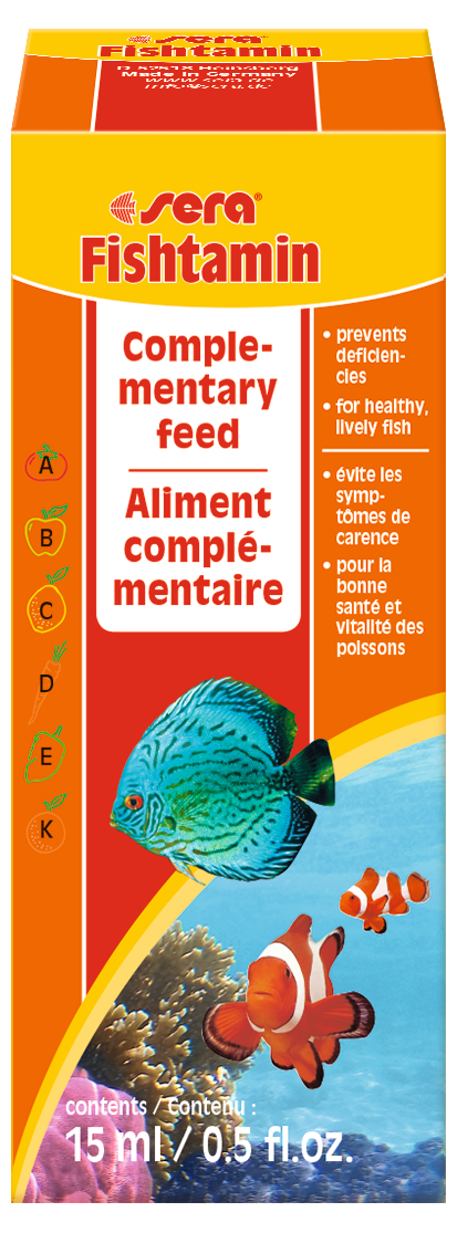 Sera Fishtamin Aquatic Vitamins 0.5 oz (15 mL)
