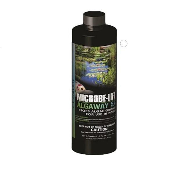 097121203991 Microbe-Lift AlgAway 5.4 Pond Algaecide 16 oz  alga16
