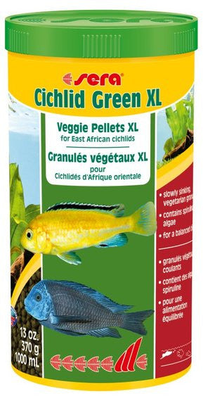 Sera Cichlid Green Xl Veggie Pellets
