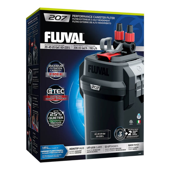  A443 015561104432 Fluval 207 canisters filters cannister performance