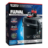 A446 015561104463 fluval 307 performance canister filter under tank stand in cabinet