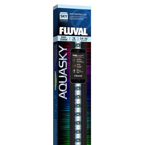 Fluval Aquasky Bluetooth 2.0 LED 18w 24-32 inch Light Fixture 14532 015561145329