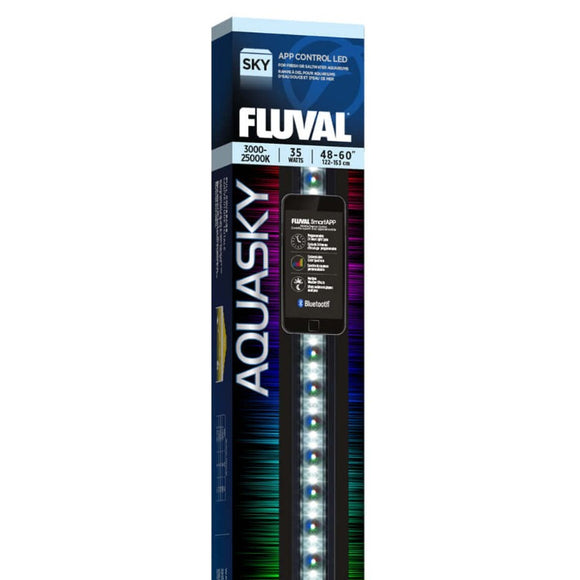 14534 015561145343 Fluval Aquasky Bluetooth 2.0 LED 35w 48-60 inch Light Fixture