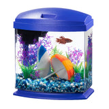Aqueon LED MiniBow LED Kit with SmartClean Tech, 1 Gallon Blue mini bow aquarium fish tank smart clean 015905001977 100543586