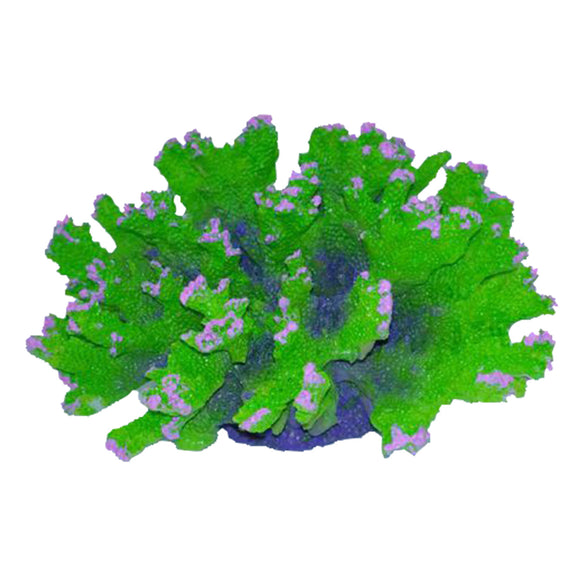 Ornament coral sps replica green decoration fake