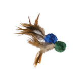cc4 035585450322 kong cat naturals crinkle ball balls with feathers eco friendly eco-friendly cat toy