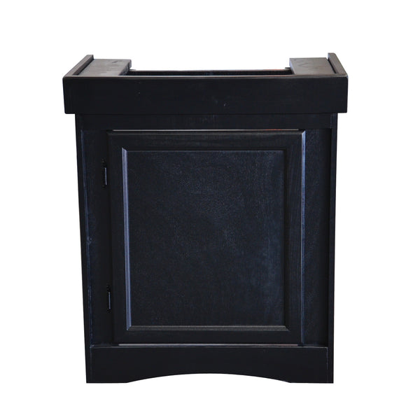 Monarch Cabinet Stand Black 24x12