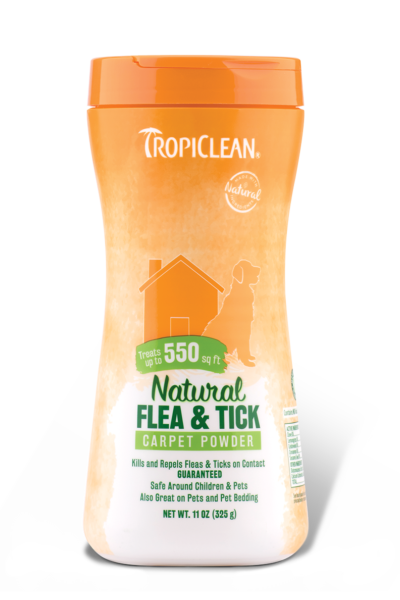TropiClean Natural Flea & Tick Carpet & Pet Powder 11 oz - DISCONTINUED