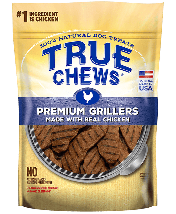 031400075411 True Chews Premium Grillers Chicken Dog Treats 12 oz ounce Tyson Pet Products