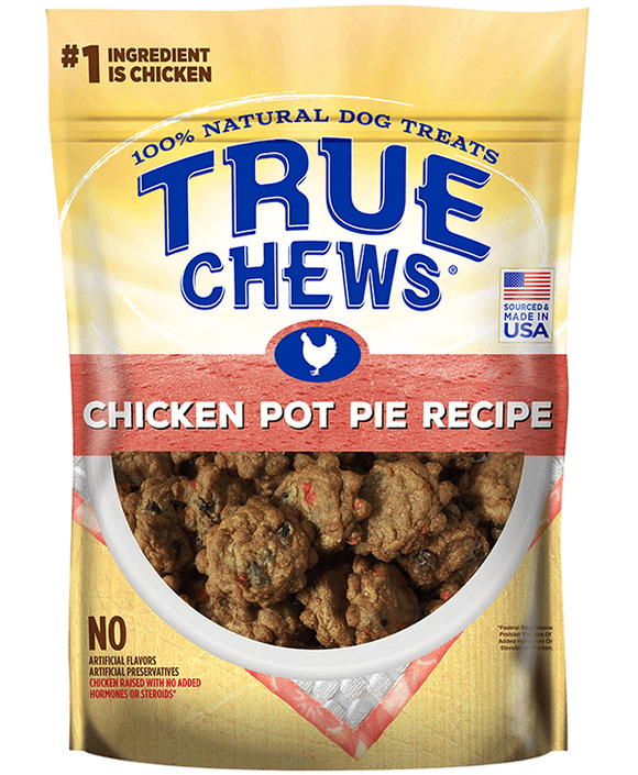 True Chews Chicken Pot Pie Recipe Dog Treats Tyson Pet Products  031400076005 12 oz ounce