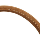 Circle T Round Rustic Leather Collar - Chocolate