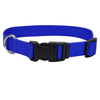Coastal Adjustable Dog Collar with Plastic Buckle - Blue s m L xs
