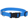 Coastal Adjustable Dog Collar with Plastic Buckle - Blue Lagoon