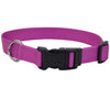 Coastal Adjustable Dog Collar with Plastic Buckle - Orchid purple pink pet products nylon xs s m l