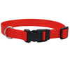 Coastal Adjustable Dog Collar with Plastic Buckle - Red S XS L M small medium large 