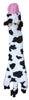 077234043134 4313 SPot ethical pet products cow mini crinkler 14 inch in