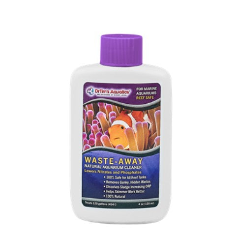 Dr Tim's Marine Waste-Away Sludge Remover natural aquarium cleaner  812540014719 4 oz 120 gallons