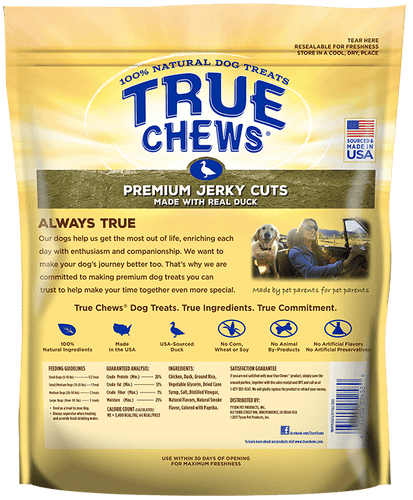 True Chews Premium Duck Jerky Cuts Dog Treats