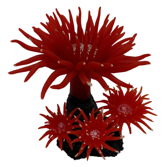 Ornament Coral Duncan - Fire Red Artificial Fake  628742308002