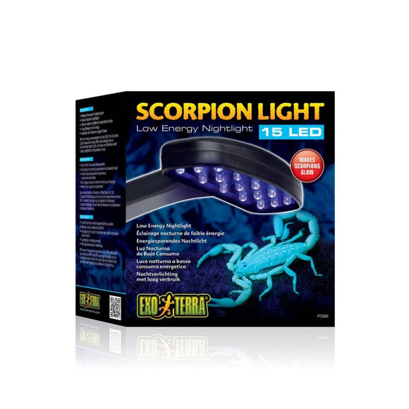 exo terra tera pt2365 scorpion led light 15 low energy night 015561223652
