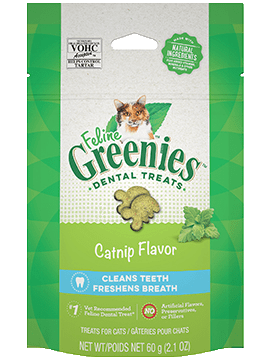 Feline Greenies Catnip Flavor Dental Cat Treats 642863111365