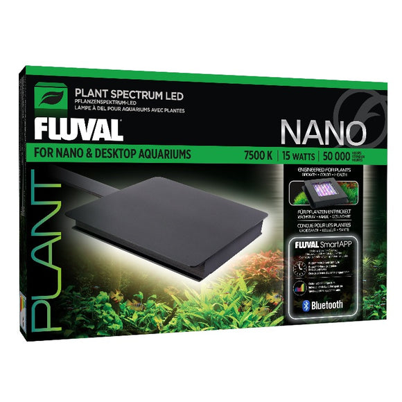 Fluval Nano Plant Spectrum 3.0 LED - Compact 15 Watt Freshwater Lighting  14539 015561145398 nano fresh water desktop aquarium fish tank
