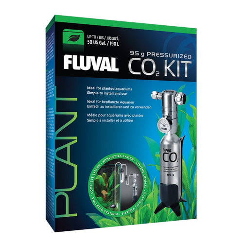 Fluval 95 gm CO2 Kit for Aquariums up to 50 Gallons box package 17557 015561175579