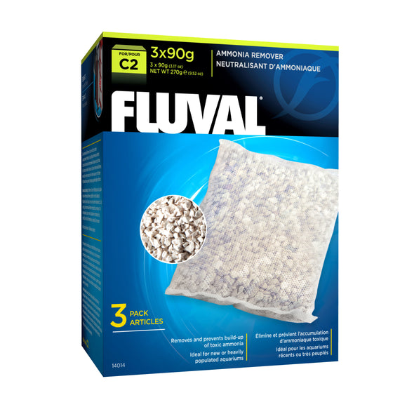 Fluval C2 Power Filter Ammonia Remover Insert 3 Pack