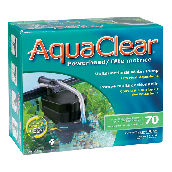 fluval aquaclear aqua clear hagen powerhead power head water pump aquarium fish tank 015561105705 70 75 gallon 