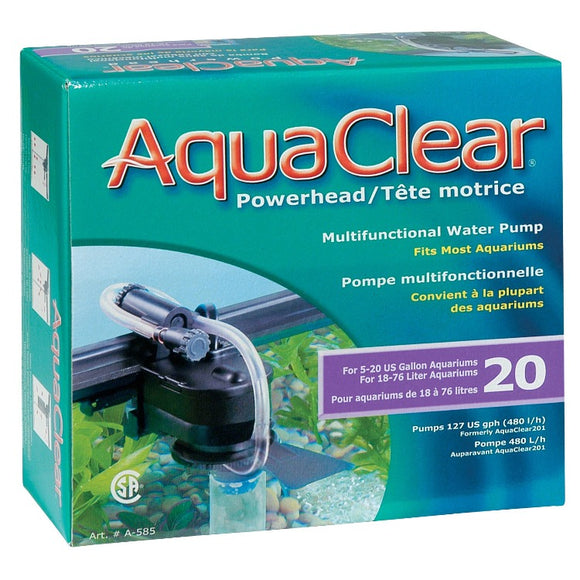fluval hagen aqua clear aquaclear powerhead power head water pump aquarium fish tank 20 a585 015561105859 gallon