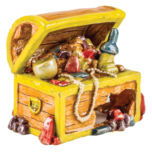 fish tank accessories treasure chest GloFish Aquarium Ornament - Treasure Chest Large - Grandville, MI