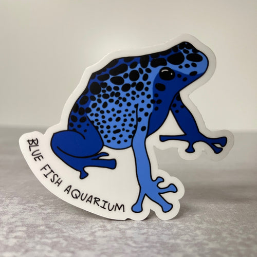 Azureus Poison Dart Frog Sticker
