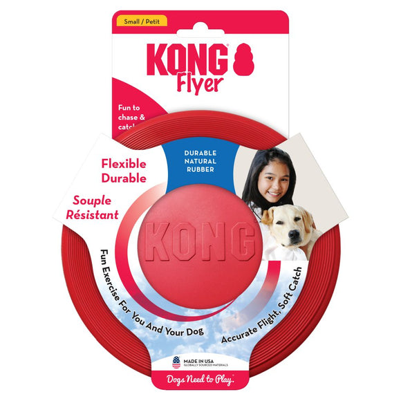 Kong Flyer Rubber Dog Toy