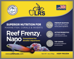LRS Reef Frenzy Nano Premium Frozen Food 4 oz