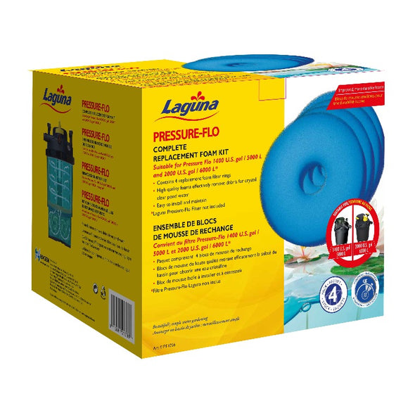 Laguna Pressure flo flow Pressure-flo replacement foam 4 pack PT1736 2000 6000 1400 015561217361