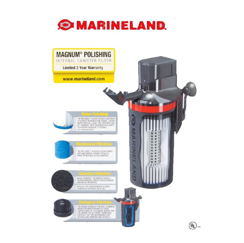 Marineland Magnum Internal Polishing Canister Filter